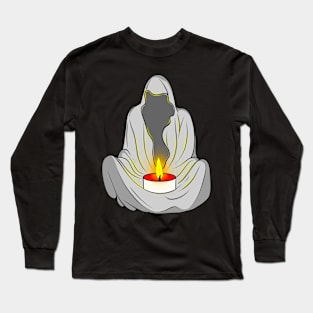 Meditating Long Sleeve T-Shirt